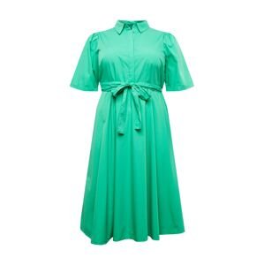 Vero Moda Curve Košilové šaty 'Tathy'  trávově zelená
