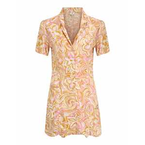 River Island Petite Košilové šaty šafrán / citronově žlutá / světle žlutá / světle růžová / bílá