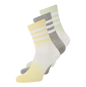 ADIDAS PERFORMANCE Sportovní ponožky  bílá / světle žlutá / šedý melír / světle zelená