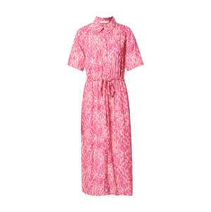 Freebird Košilové šaty 'Suzy' pastelově oranžová / pink / světle růžová / bílá