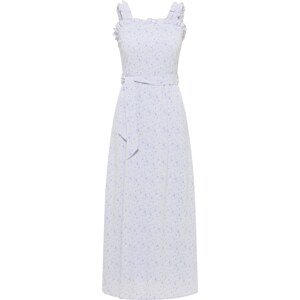 MYMO Letní šaty  lenvandulová / světle fialová / bílá