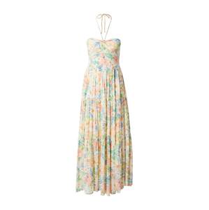 BILLABONG Letní šaty 'Lovely Sunset'  kouřově modrá / světle zelená / meruňková / offwhite