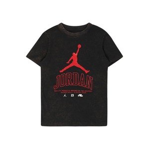 Jordan Tričko 'NO LOOK'  černá / červená / bílá