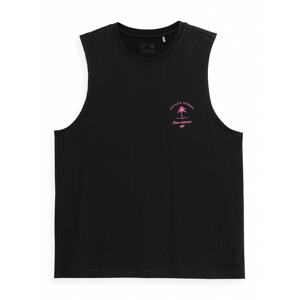 4F Sportovní top  pink / černá