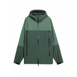 4F Outdoorová bunda 'KUMT060' světle zelená / tmavě zelená / černá