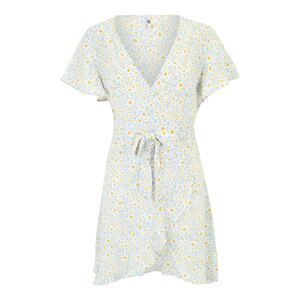 JDY Petite Letní šaty 'NOLIA'  světlemodrá / žlutá / bílá