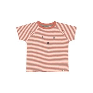 Turtledove London Tričko 'CHARACTER'  oranžová / krémová / tmavě šedá