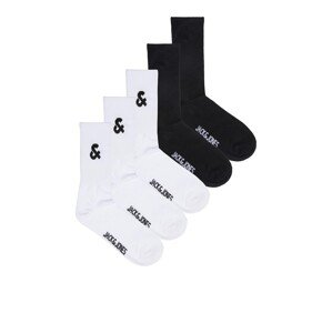 JACK & JONES Ponožky  černá / bílá