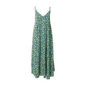 Nasty Gal Letní šaty modrá / trávově zelená / černá