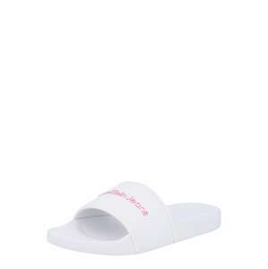 Calvin Klein Jeans Pantofle  svítivě růžová / bílá
