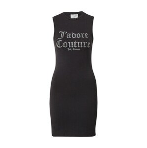 Juicy Couture Šaty  černá / stříbrná