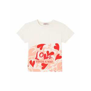 Cath Kidston Tričko 'Fun Love'  bílá / červená / růžová