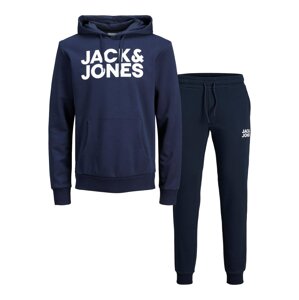 JACK & JONES Joggingová souprava  námořnická modř / bílá