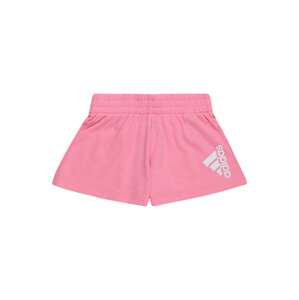 ADIDAS SPORTSWEAR Sportovní kalhoty 'BOS'  pink / bílá