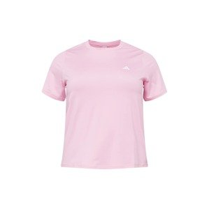ADIDAS PERFORMANCE Funkční tričko  pink / bílá