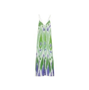 MANGO Letní šaty 'Carry3' indigo / zelená / bílá
