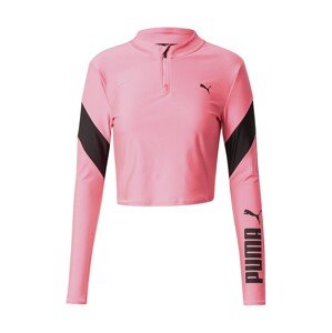 PUMA Funkční tričko  pink / černá