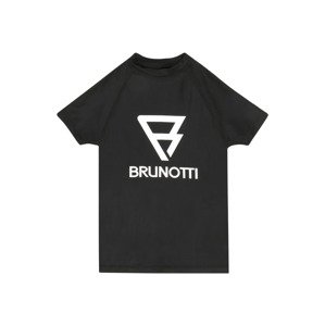 Brunotti Kids Sportovní plavky černá / bílá