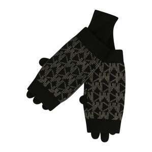 MICHAEL Michael Kors Prstové rukavice  khaki / černá
