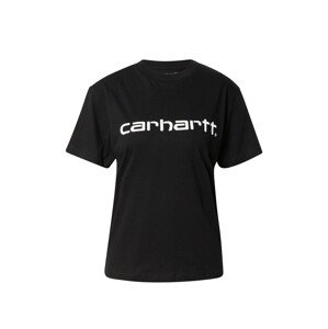 Carhartt WIP Tričko  černá / bílá