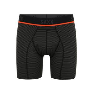 SAXX Sportovní spodní prádlo 'KINETIC'  tmavě šedá / černá / svítivě oranžová