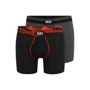 SAXX Sportovní spodní prádlo tmavě šedá / tmavě oranžová / černá