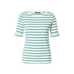 Esprit Collection Tričko  zelená / bílá