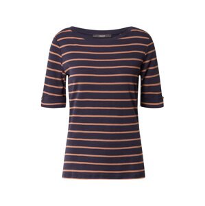 Esprit Collection Tričko  námořnická modř / oranžová