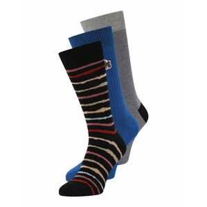 Ted Baker Ponožky 'BLAKONE'  modrá / šedý melír / pastelově růžová / červená