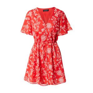 In The Style Letní šaty 'JOSSA' ohnivá červená / bílá