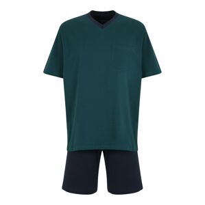 SCHIESSER Pyžamo krátké  námořnická modř / tmavě zelená