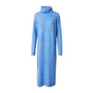 PIECES Úpletové šaty 'JULIANA'  modrý melír
