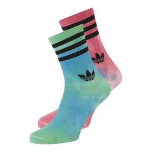 ADIDAS ORIGINALS Ponožky  nebeská modř / světle zelená / magenta / černá