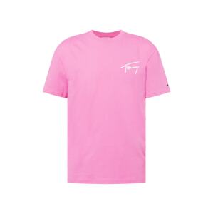 TOMMY HILFIGER Tričko  pink / bílá