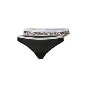 Calvin Klein Underwear Tanga  světle hnědá / černá / bílá