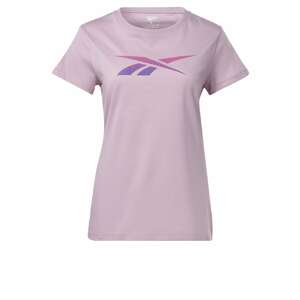 Reebok Sport Funkční tričko 'Vector'  šeříková / tmavě fialová / pink