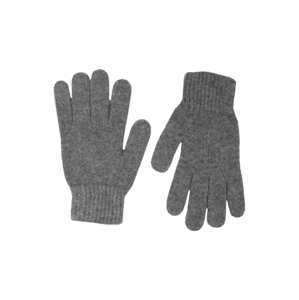 Zwillingsherz Prstové rukavice tmavě šedá