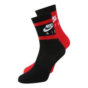 Nike Sportswear Ponožky  červená / černá / bílá