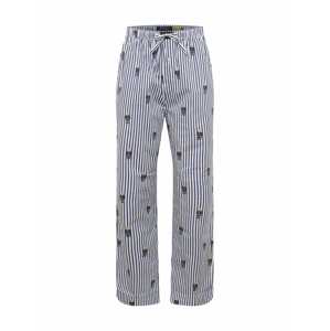 Polo Ralph Lauren Pyžamové kalhoty  béžová / námořnická modř / bílá