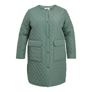 VILA Přechodný kabát  pastelově zelená