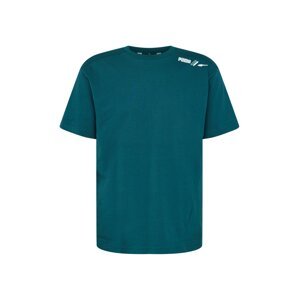PUMA Funkční tričko  smaragdová / bílá