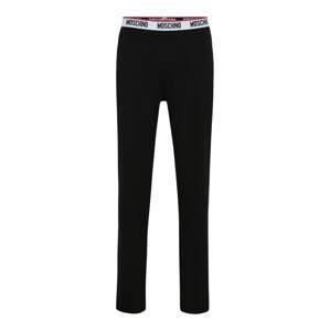 Moschino Underwear Pyžamové kalhoty červená / černá / bílá