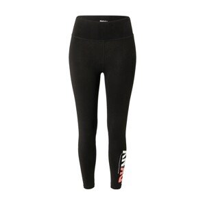 DKNY Performance Sportovní kalhoty  lososová / černá / bílá