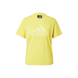 ADIDAS SPORTSWEAR Funkční tričko žlutá / bílá
