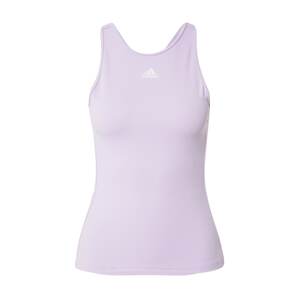 ADIDAS SPORTSWEAR Sportovní top pastelová fialová / bílá