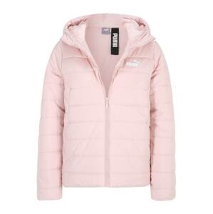 PUMA Sportovní bunda pastelově růžová / bílá