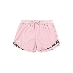 UNDER ARMOUR Sportovní kalhoty 'Play Up'  růžová / černá / bílá