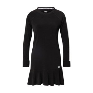DKNY Performance Sportovní šaty černá / bílá