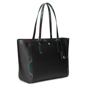 Lauren Ralph Lauren Nákupní taška  tmavě zelená / červená / černá