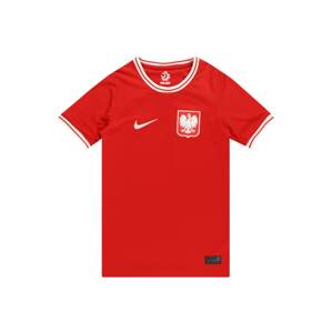 NIKE Funkční tričko červená / bílá